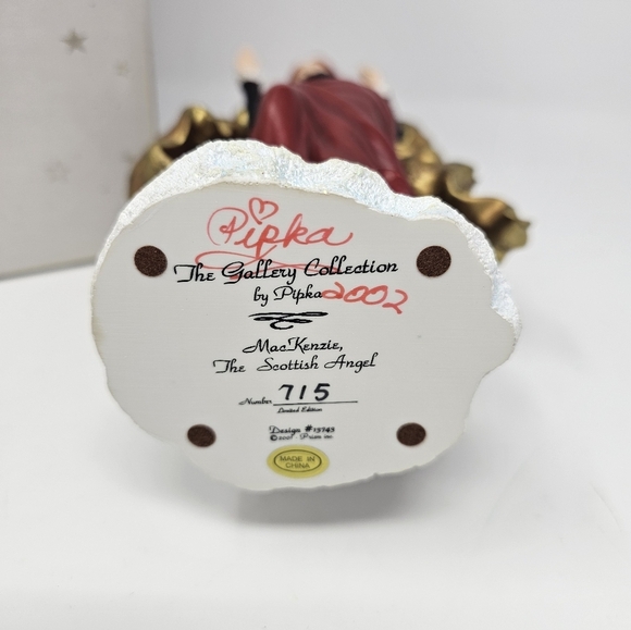 Pipka The Gallery Collection MacKenzie The Scottish Angel #13743 - Picture 6 of 8